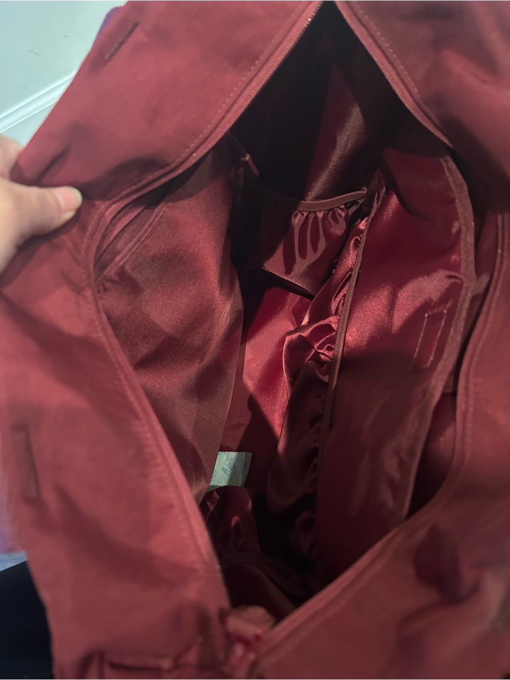 BEIS Sport Tote Burgundy - Picture 7 of 10